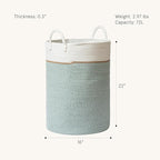 LA JOLIE MUSE Woven Basket Rope Storage Baskets - Image 4