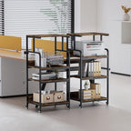4 Tier Printer Stand with Storage Shelf, Large Tall Printer Table - Image 8