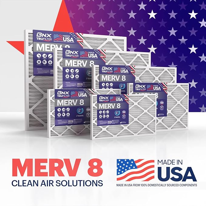 BNX TruFilter 16x25x1 Air Filter MERV 8 - Image 8