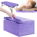 Disposable Bed Sheets 100 Pcs 31" x 71" Massage Table Sheets Non Woven Fabric by XATUMO