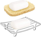 Bar Soap Dish Holder for Shower Bathroom Stainless Steel Rust Proof Self - Image 9