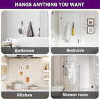 JOMOLA Brushed Stainless Steel Shower & Bathroom Hooks - Image 5