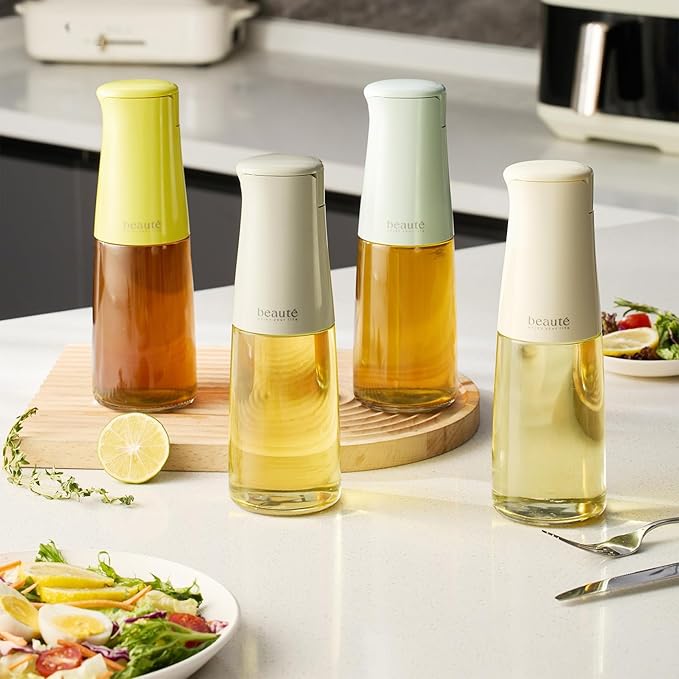 17oz Oil Dispenser for Kitchen, Auto Flip、Non-Drip、Leak Proof, Oil Bottles for - Image 7