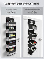 Yecaye 2 Pc Over the Door Organizer - Image 2