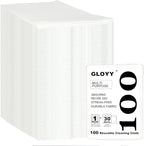 100 Count Disposable Cleaning Towels and Dish Cloths, Super Absorbent Dishcloths by GLOYY