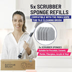 Replacement Scrubber Refill for Moku Home Extendable Tub Tile Shower Brush for - Image 2