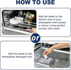 Eco Dishwasher Detergent Sheets Up To 160 Loads, Unscented Plastic Free - Image 4