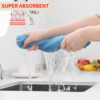 Homaxy 100% Cotton Waffle Weave Kitchen Dish Cloths, Ultra Soft Absorbent Quick - Image 3