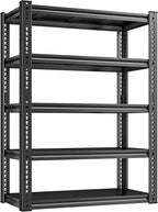 REIBII Garage Shelving Load 2000 LBS, Adjustable 5-Tier Storage Shelves - Image 8