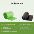 Compostable Trash Bags, 2.6 Gallon, 100% Compost Waste Bags - Image 5