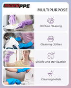 PACIFIC PPE 2 Pairs Reusable Dishwashing Cleaning Gloves - Image 5