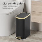 KUK Small Bathroom Trash Can - Image 2