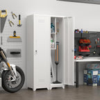 Slim Broom Storage Cabinets, Metal Cabinet - Image 8