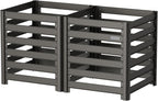 Vego Garden 32" Tall Modular Compost Bin 60" x 30" x 32" by VegoGarden