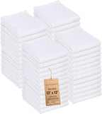 WHITEWRAP Dish Cloths Cotton| Kitchen Wash Cloth| Shop Towels Absorbent and by WHITEWRAP