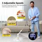 Electric Spin Scrubber, Cordless Cleaning Brush - Image 4