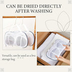 SATINIOR 6pcs Large Bra Lingerie Wash Bags - Image 5