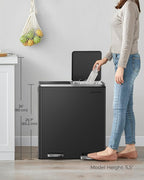 SONGMICS Trash Can, 2 x 8 Gallon Garbage Can - Image 7