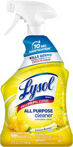 Lysol All Purpose Cleaner Spray, Kitchen & Bathroom Cleaner, Lemon Breeze Scent by Lysol