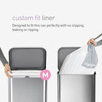 simplehuman 45 Liter / 12 Gallon Liter Rectangular Hands-Free Kitchen Step - Image 9