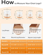 Upgrade 24 PCS Silicone & Felt Chair Leg Floor Protectors - Image 2