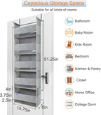 Extra Large Over The Door Organizer Storage 5-Shelves and 10 Side Pockets - Image 6