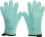 KITCHEN PERFECTION XL Silicone Smoker Oven Gloves-Extreme Heat Resistant BBQ by Kitchenperfection