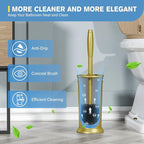 UPTRONIC Toilet Brush, Aluminum Alloy Toilet Brush and Holder Set - Image 6