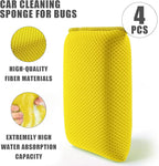 4 PCS Bug Scrubber Sponge Car, Bug Remover Wash Sponge，Car Cleaning Sponge - Image 4