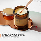 3-in-1 Candle Accessory Set, Wick Trimmer, Candle Snuffer, Wick Spoon, - Image 5