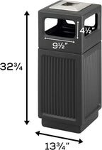 Safco Canmeleon Trash Can, 30 Gallons, Indoor and Outdoor Use, Durable & - Image 4