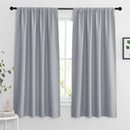 RYB HOME Blackout Curtains for Small Window, Thermal Insulated Kitchen Curtains by RYBHOME