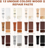 SEISSO Furniture Repair Kit, 12 Colors Wood Touch up Paint, Wood Stain - Image 4