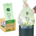 ANECO Compostable Trash Bags 4 Gallon, Extra Strong by ANECOCOMPOSTABLE