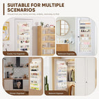 QINGUANG Over The Door Organizer, Hanging Organization and Storage, Behind Door - Image 7