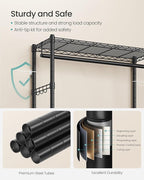 SONGMICS Heavy-Duty Rolling Clothes Rack, Garment Rack, Portable Closet - Image 5