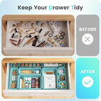 A-LuGei 【28PCS】 Drawer Organizer, Bathroom Organizers and Storage, Makeup - Image 4