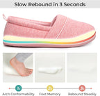 HomeTop Women's Comfy Loafer Slippers Lightweight Memory Foam Non-slip Indoor - Image 3