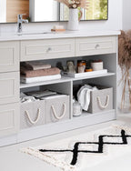 StorageWorks Storage Baskets for Shelves, Foldable Fabric Closet Storage Bins - Image 7