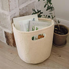 PUTSKA Basket – Round Storage for Toys and Clothes, Stuffed Animals – Soft Baby - Image 4