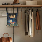 Mushroom Handy Clothespin Bags Moon Space-Saving Clothespin Storage Hanger Bag - Image 5