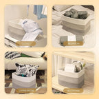 Hopegiver Woven Storage Baskets 15x11x10 Inch, 1 Pack Collapsible Cube Storage - Image 7