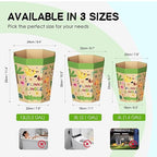 6-Pack Cardboard Trash Can – Foldable, Recyclable, Plastic-Free & Reusable - Image 5