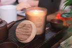 Coffee Candle - 9.7oz Frosted Jar Candles - Image 9