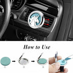 30mm Car Essential Oil Diffuser Vent Clip Air Freshener Vent Clips Aromatherapy - Image 5