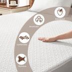 BEDLORE Full Size Mattress Protector, Waterproof Noiseless Mattress Cover - Image 2