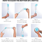 3-Pack Long Bottle Cleaning Brush - Image 4
