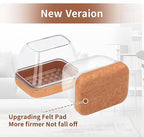 Ezprotekt 16 Pcs Rectangle Clear Felt Chair Leg Floor Protectors - Image 3