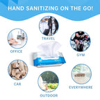 75% Alcohol Wet Hand Sanitizing Wipes - Image 6