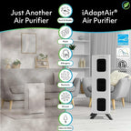 Air Oasis iAdaptAir 2.0 H13 HEPA Filter Air Purifier Reduces 99% of Viruses - Image 2